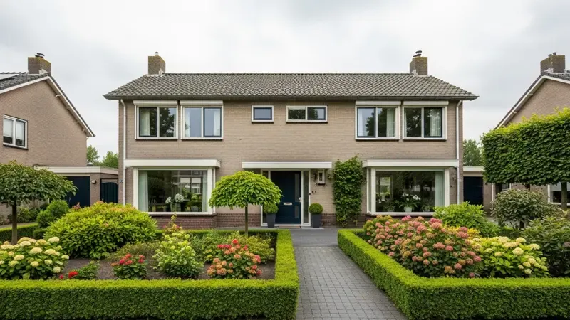 Goed geïsoleerde Nederlandse tussenwoning