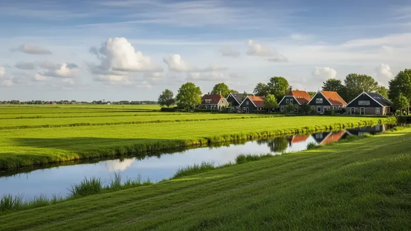Polderlandschap bij Landsmeer