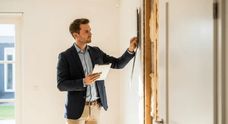 EPA-gecertificeerde adviseur tijdens woningopname